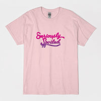 seriously spoiled pink tee