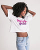 seriously spoiled Women's All-Over Print Lounge Cropped Tee