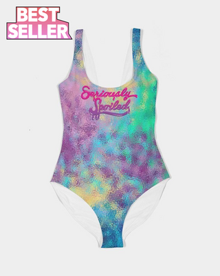 seriously spoiled Women's One-Piece Swimsuit